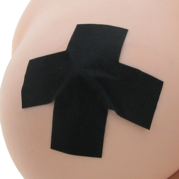 Classic Black X Pasties (2 pair)