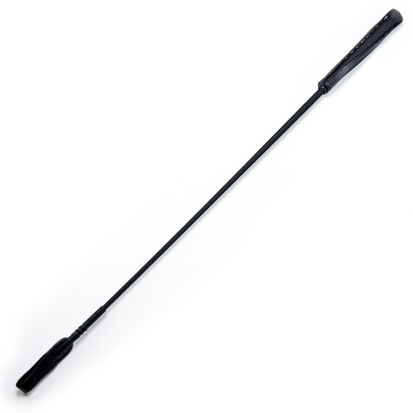 Black 28 inch Riding Crop  Narrow fob