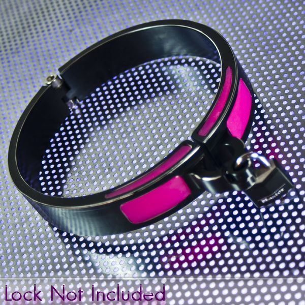 Sissy Pink Cyber Slave Collar